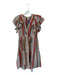 Ulla Johnson Size 10 Red & Tan Cotton Flutter Sleeves Striped Maxi Dress Red & Tan / 10