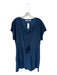 Marie Oliver Size L Navy Silk Cap Sleeve Tassels Dress Navy / L