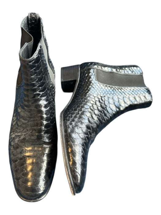 Tom Ford Shoe Size 39 Black Snake Skin Stretch Booties Black / 39