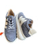 Wonder Shoe Size 40 Blue & White Leather Chunky Athletic Sneakers Blue & White / 40