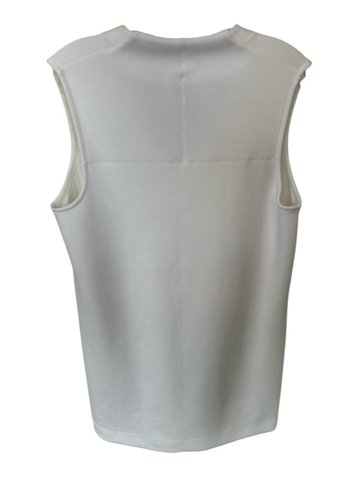 Spanx Size L White Modal Blend Sleeveless V Neck Dress White / L