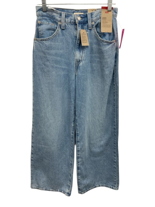 Levis Size 27 Light Wash Cotton Denim Wide Leg Wide Leg Jeans Light Wash / 27