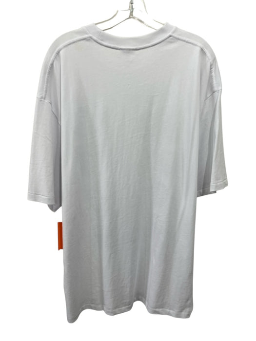 Bape Size XXL White & Gray Cotton Graphic Men's Short Sleeve White & Gray / XXL