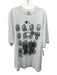 Bape Size XXL White & Gray Cotton Graphic Men's Short Sleeve White & Gray / XXL