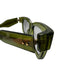 Gucci Green Acetate Studded tinted lens Square Wayfarer Sunglasses Green