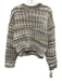 Madewell Size Small Beige, Gray, White Wool Blend Long Sleeve Gradient Sweater Beige, Gray, White / Small