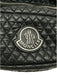 Moncler Black Polyamide Leather trim Quilted Logo Belt Bag Bag Black