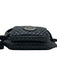 Moncler Black Polyamide Leather trim Quilted Logo Belt Bag Bag Black