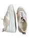 Soft Waves Shoe Size 37.5 Tan & White Crackled Leather Rubber Platform Sneakers Tan & White / 37.5