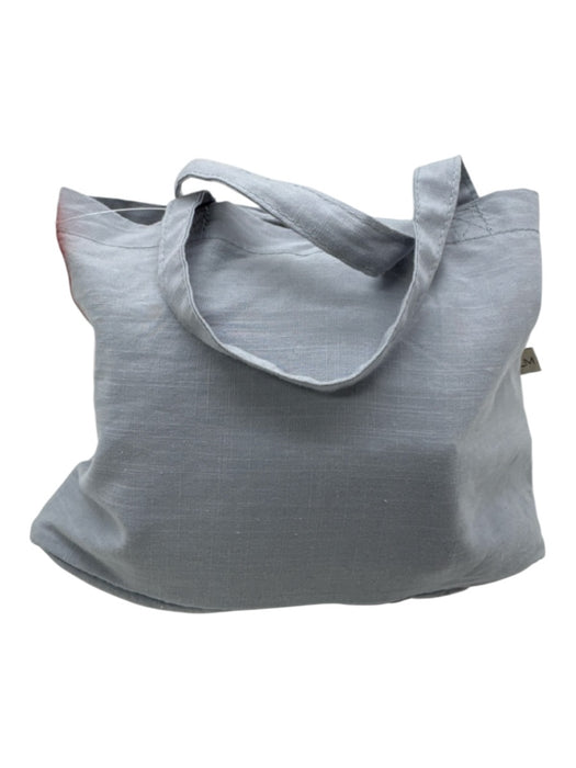 Lorna Murray Blue & Green Straw Woven Tie Neck Bucket Hat Blue & Green / M