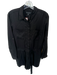 Banana Republic Size 10 Black Lyocell Button Up Belt Front Pocket Dress Black / 10
