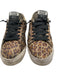 Golden Goose Shoe Size 40 Brown Textile & Leather Leopard Print Low Top Sneakers Brown / 40