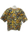 Dolan Size S Beige, Orange, Blue Polyester Blend Tulle Butterflies Top Beige, Orange, Blue / S