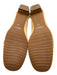 Furla Shoe Size 37 Yellow Beige Leather Upper Square Toe Logo Block Heel Loafers Yellow Beige / 37