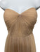 Jenny Yoo Collection Size 2 Peach Beige Polyester Tulle Overlay bustier Gown Peach Beige / 2