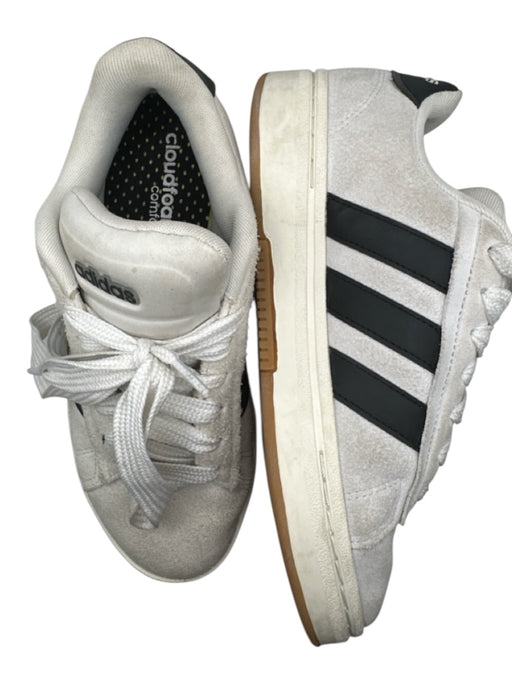 Adidas Shoe Size 7 Light Gray & Black Suede Lace Up Athletic Sneakers Light Gray & Black / 7