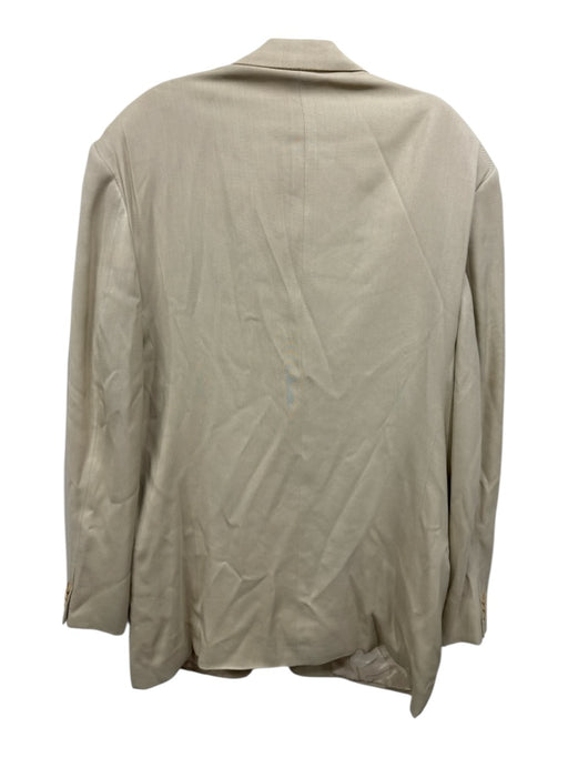Giorgio Armani Beige Wool Blend Solid 3 button Men's Blazer Beige / 43L