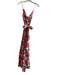 Alice & Olivia Size 6 Pink & Green Viscose & Silk Floral Spaghetti Strap Dress Pink & Green / 6