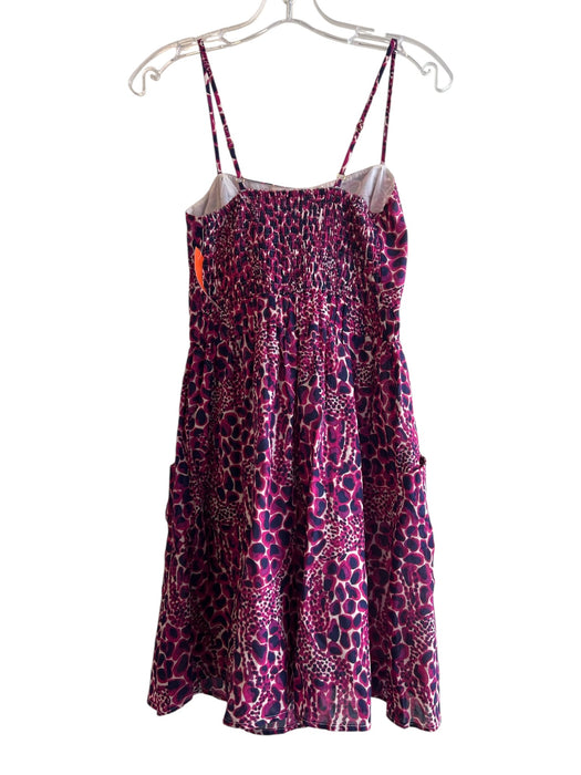 Lilly Pulitzer Size Small Purple & White Cotton All Over Print Pockets Dress Purple & White / Small