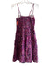 Lilly Pulitzer Size Small Purple & White Cotton All Over Print Pockets Dress Purple & White / Small