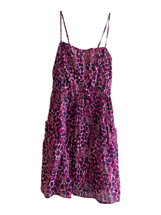 Lilly Pulitzer Size Small Purple & White Cotton All Over Print Pockets Dress Purple & White / Small