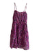Lilly Pulitzer Size Small Purple & White Cotton All Over Print Pockets Dress Purple & White / Small