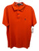 Polo Size M Orange Cotton Solid Polo Men's Short Sleeve Orange / M