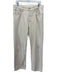 COS Size 31 Cream Cotton Zip Fly High Rise Straight Leg Woven Pants Cream / 31