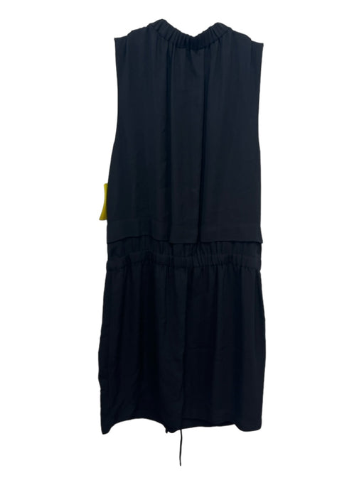 A.L.C. Size S/6 Black Polyester & Viscose Elastic Waist Sleeveless Dress Black / S/6