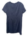 Theory Size 10 dark blue Missing Material Tag Round Neck Short Sleeve Dress dark blue / 10