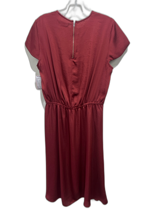 Isabel Marant Etoile Size Est S Rust Red Polyester Short Cap Sleeve Dress Rust Red / Est S