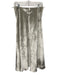 Vince Size 6 Taupe Gray Viscose Blend Elastic Waist Crushed Velvet Maxi Skirt Taupe Gray / 6