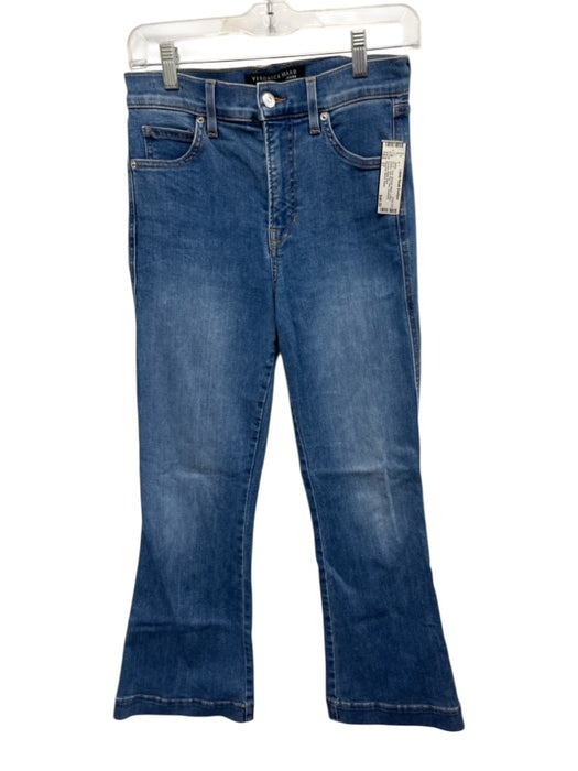 Veronica Beard Jeans Size 27 Medium Wash Cotton Denim High Rise Flare Jeans Medium Wash / 27