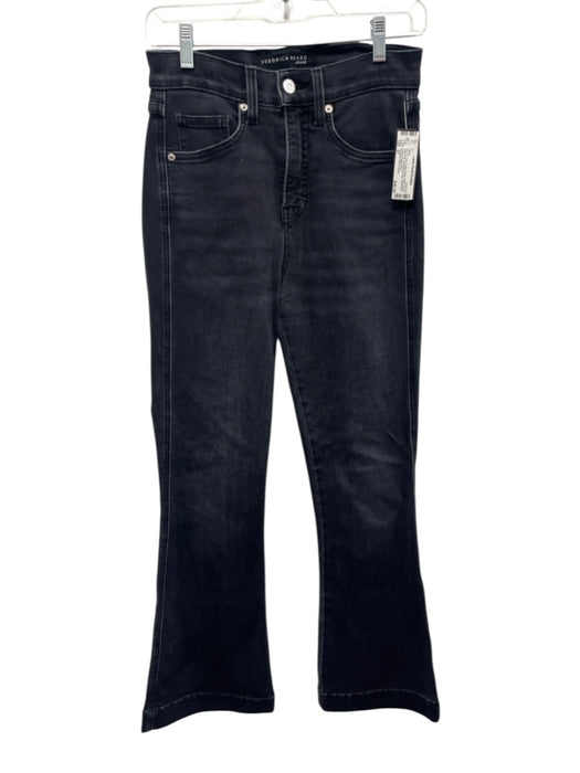 Veronica Beard Jeans Size 27 Faded Black Cotton Denim High Rise Whiskering Jeans Faded Black / 27