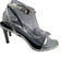 Tory Burch Shoe Size 9 Silver Leather Rhinestone Open Toe Strappy Sandals Silver / 9