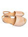Born Shoe Size 8 Blush Leather Perforated Sandals Blush / 8