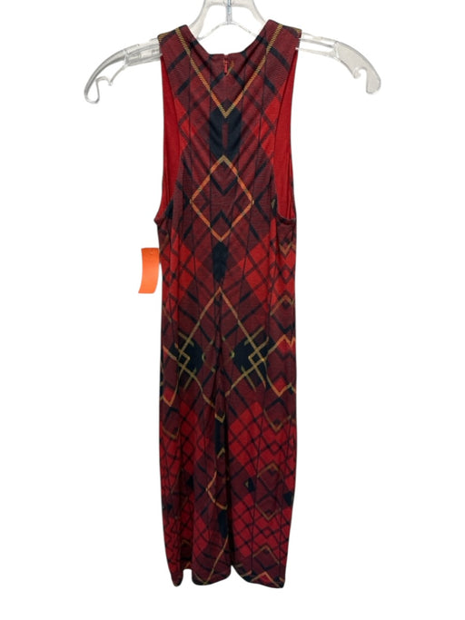 McQ by Alexander McQueen Size XS Lyocell Sleeveless Back Zip Tartan Plaid Dress XS