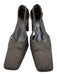 Gucci Shoe Size 36 Brown & Black Canvas Square Point Toe Block Heel Pumps Brown & Black / 36
