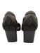 Gucci Shoe Size 36 Brown & Black Canvas Square Point Toe Block Heel Pumps Brown & Black / 36