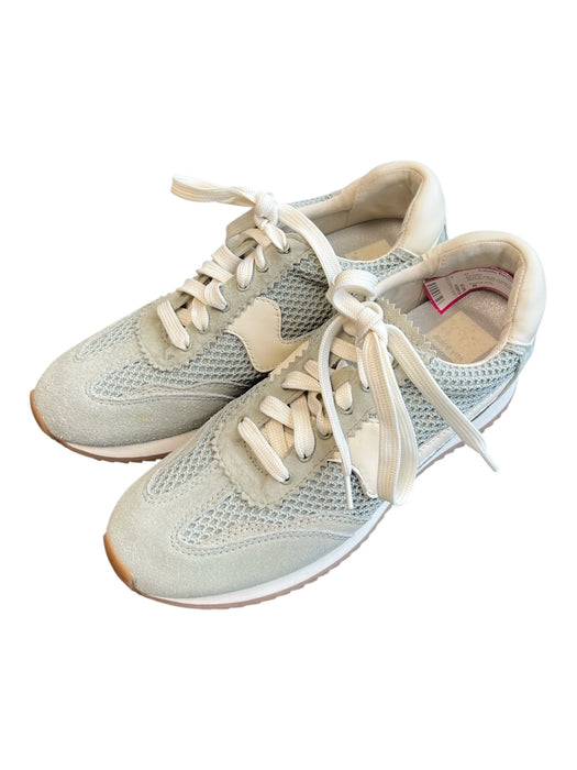 Dolce Vita Shoe Size 8 Blue & White Leather Lace Up Sneaker Athletic Shoes Blue & White / 8