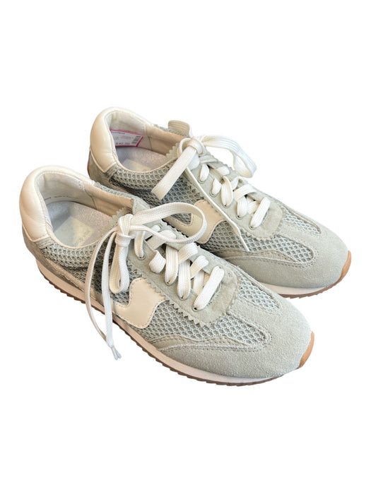 Dolce Vita Shoe Size 8 Blue & White Leather Lace Up Sneaker Athletic Shoes Blue & White / 8