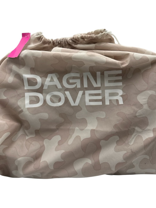 Dagne Dover Tan Brown Vegan Leather Zip Top Structured Multiple Compartments Bag Tan Brown / Medium