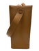 Dagne Dover Tan Brown Vegan Leather Zip Top Structured Multiple Compartments Bag Tan Brown / Medium