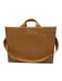 Dagne Dover Tan Brown Vegan Leather Zip Top Structured Multiple Compartments Bag Tan Brown / Medium