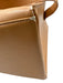 Dagne Dover Tan Brown Vegan Leather Zip Top Structured Multiple Compartments Bag Tan Brown / Medium