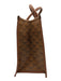 MCM Brown Coated Canvas Leather Detail Monogram Multiple Straps Tote Bag Brown