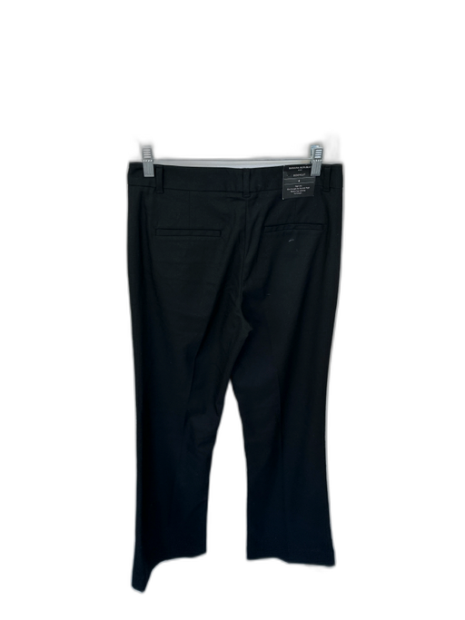 Banana Republic Size 4 Black Polyester Blend Boot Cut Slacks Pants Black / 4