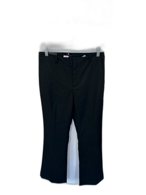 Banana Republic Size 4 Black Polyester Blend Boot Cut Slacks Pants Black / 4