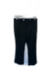 Banana Republic Size 4 Black Polyester Blend Boot Cut Slacks Pants Black / 4
