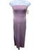 NBD Size M Light Purple Rayon & Nylon Strapless Maxi Leg Slit Dress Light Purple / M
